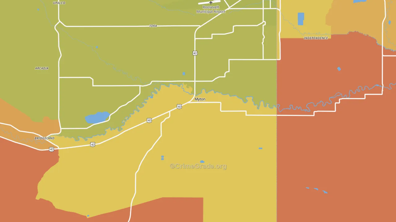 84052, UT Map of Drug-Related Crime Rates