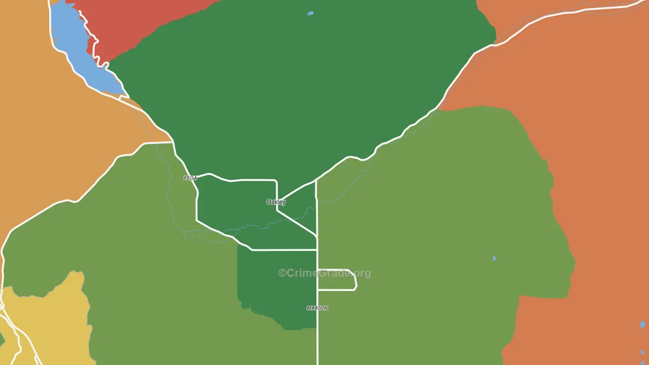 84055, UT Map of Drug-Related Crime Rates