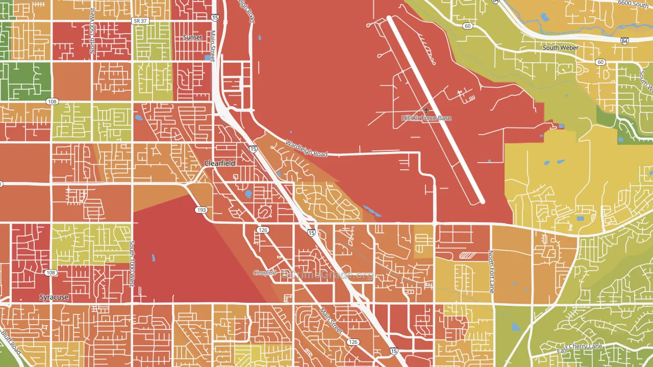 84056, UT Map of Drug-Related Crime Rates
