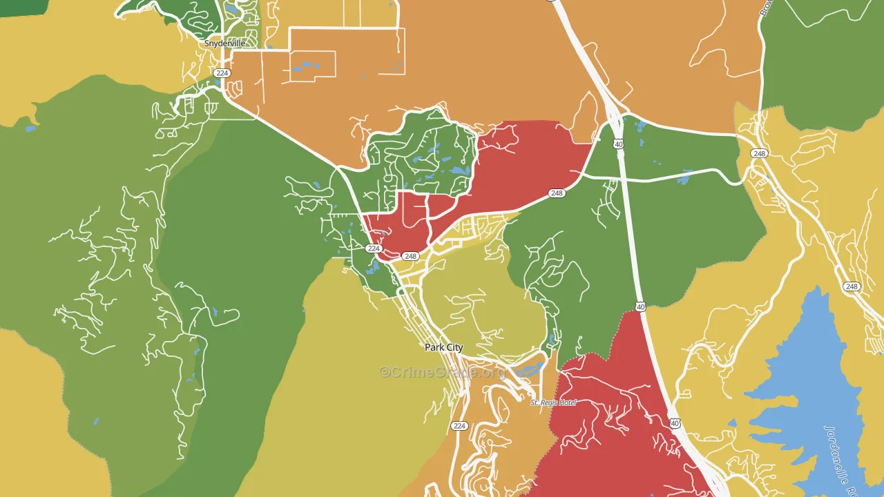 84060, UT Map of Drug-Related Crime Rates