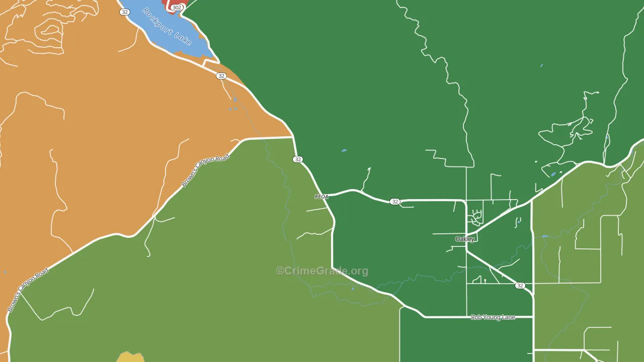 84061, UT Map of Drug-Related Crime Rates
