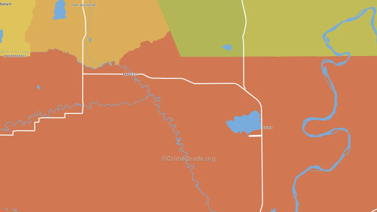 84063, UT Map of Drug-Related Crime Rates