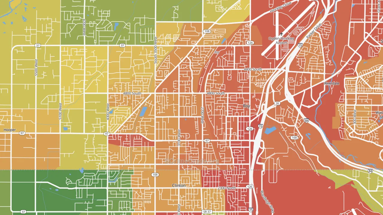 84067, UT Map of Drug-Related Crime Rates