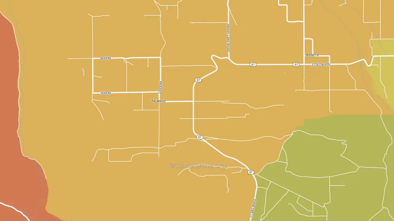 84073, UT Map of Drug-Related Crime Rates