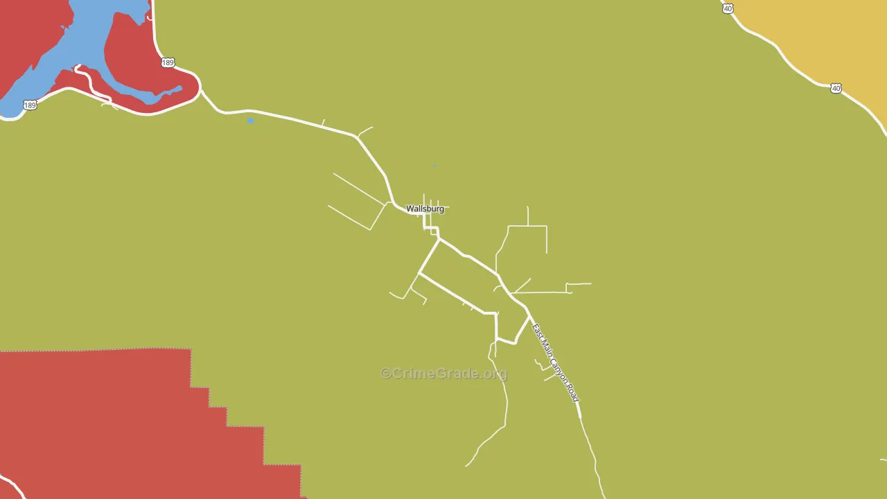 84082, UT Map of Drug-Related Crime Rates