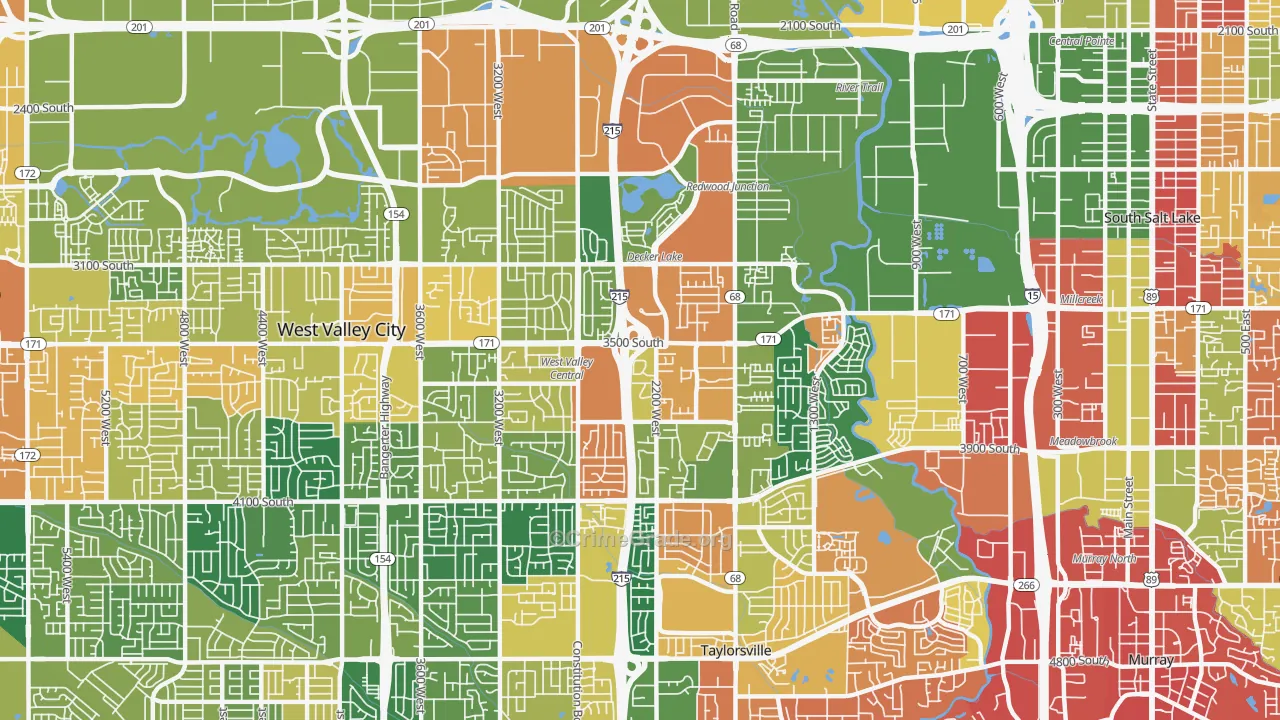 84119, UT Map of Drug-Related Crime Rates