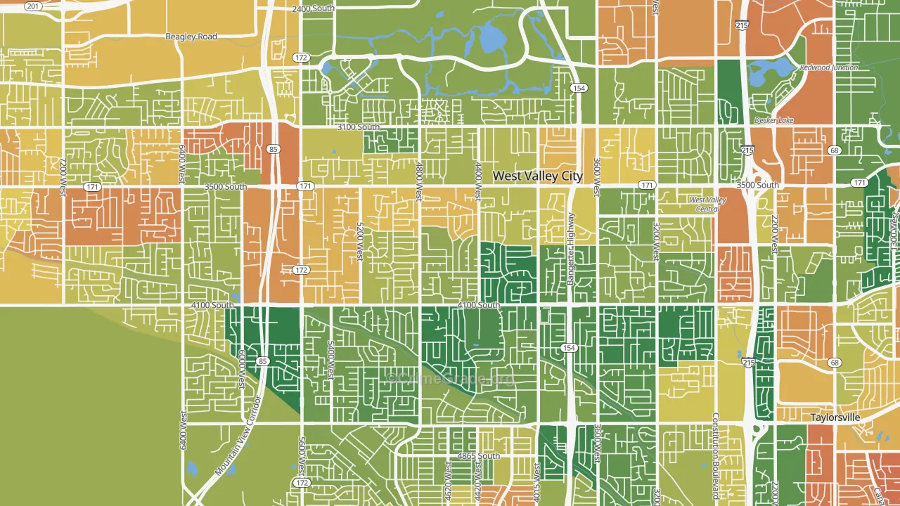 84120, UT Map of Drug-Related Crime Rates