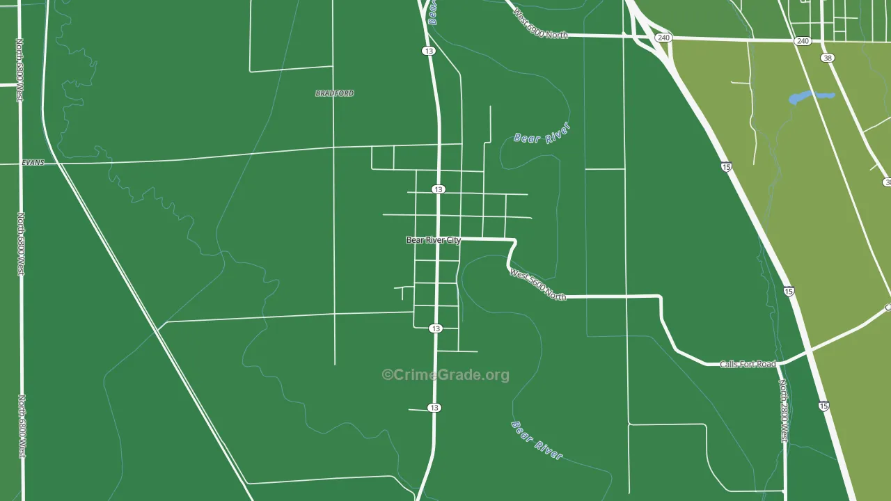 84301, UT Map of Drug-Related Crime Rates