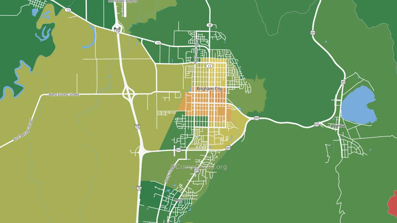 84302, UT Map of Drug-Related Crime Rates
