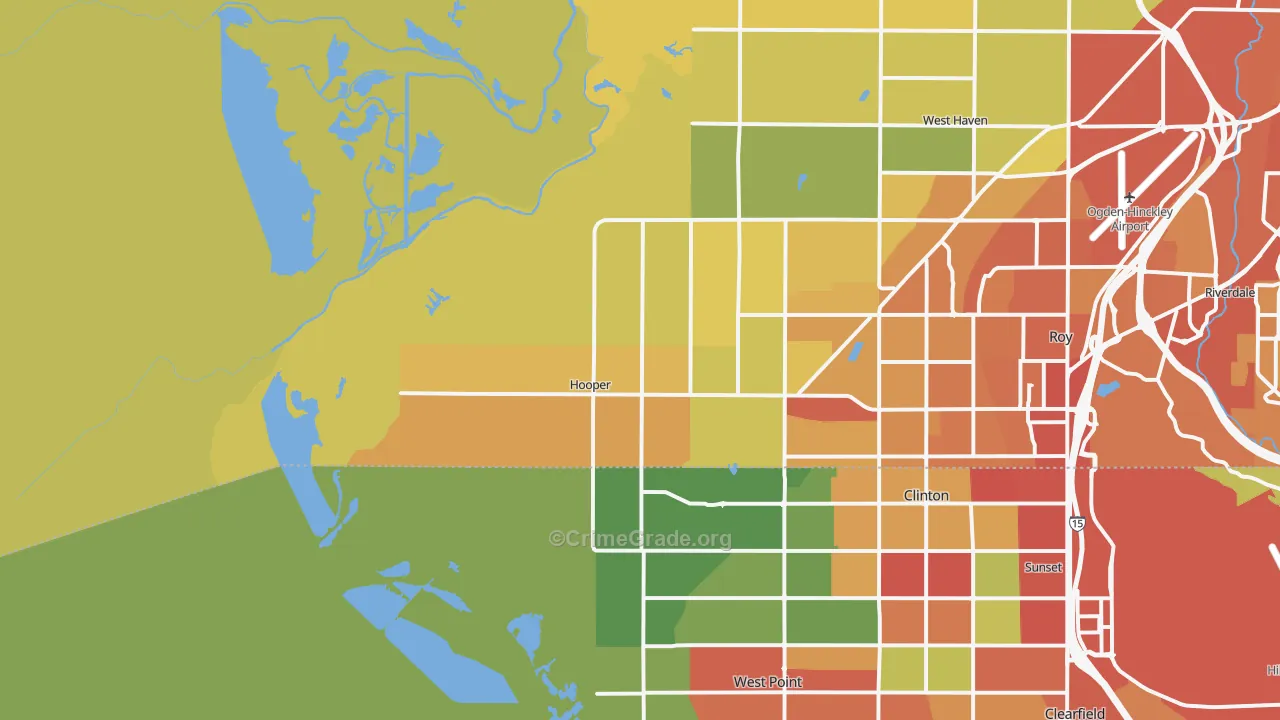 84315, UT Map of Drug-Related Crime Rates