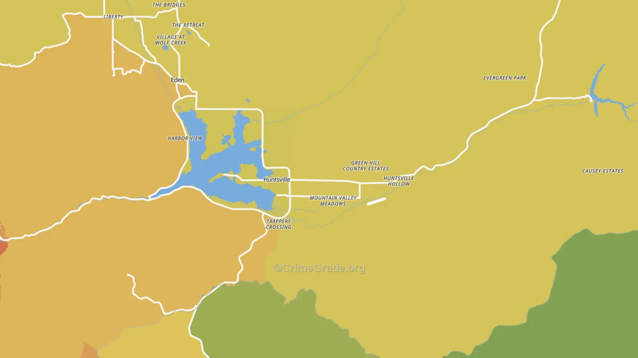 84317, UT Map of Drug-Related Crime Rates