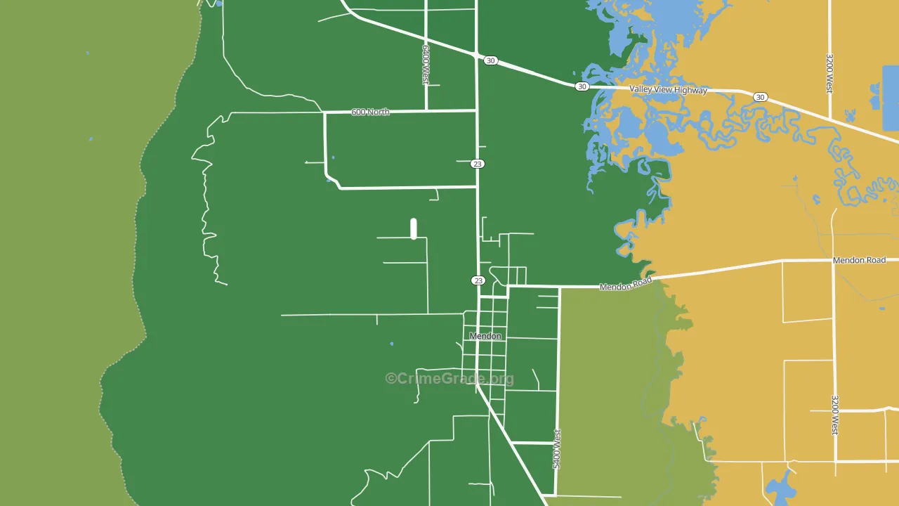 84325, UT Map of Drug-Related Crime Rates