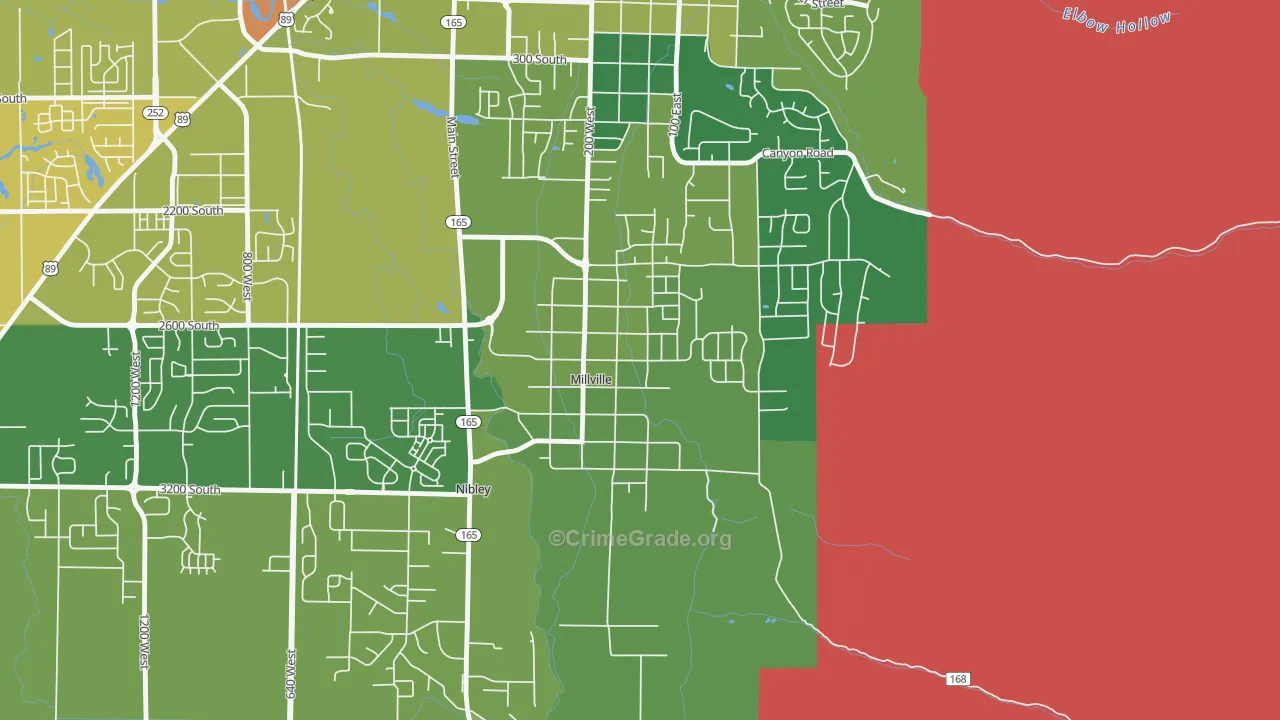 84326, UT Map of Drug-Related Crime Rates