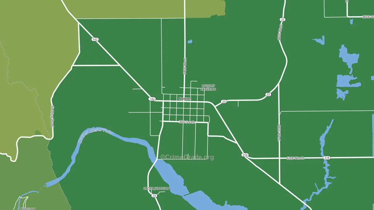 84327, UT Map of Drug-Related Crime Rates