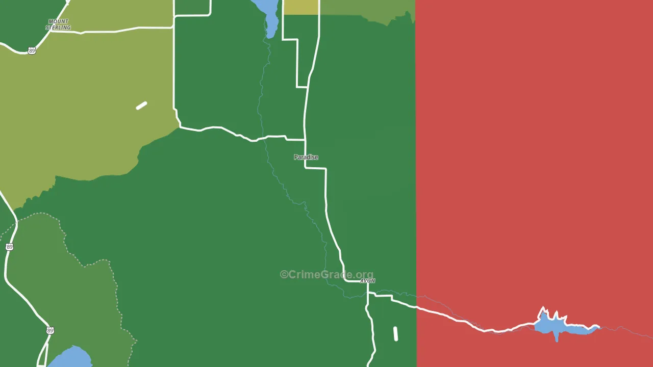 84328, UT Map of Drug-Related Crime Rates