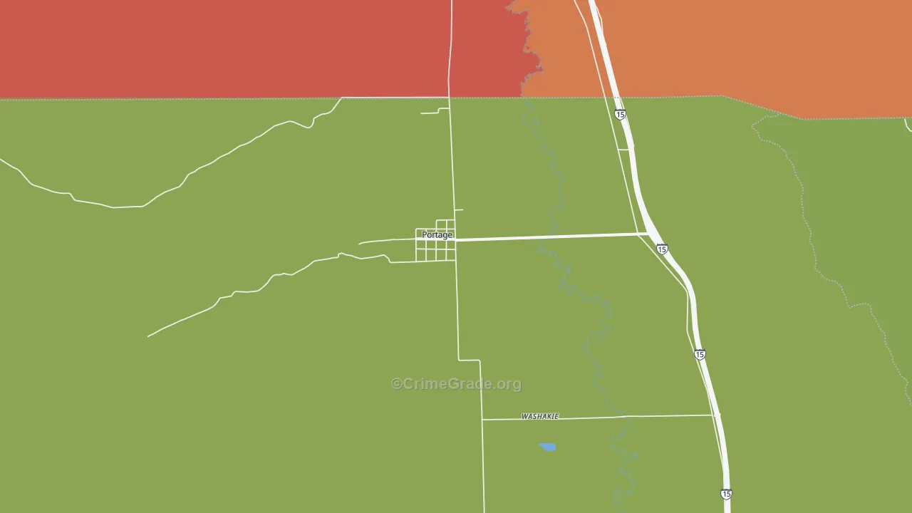 84331, UT Map of Drug-Related Crime Rates