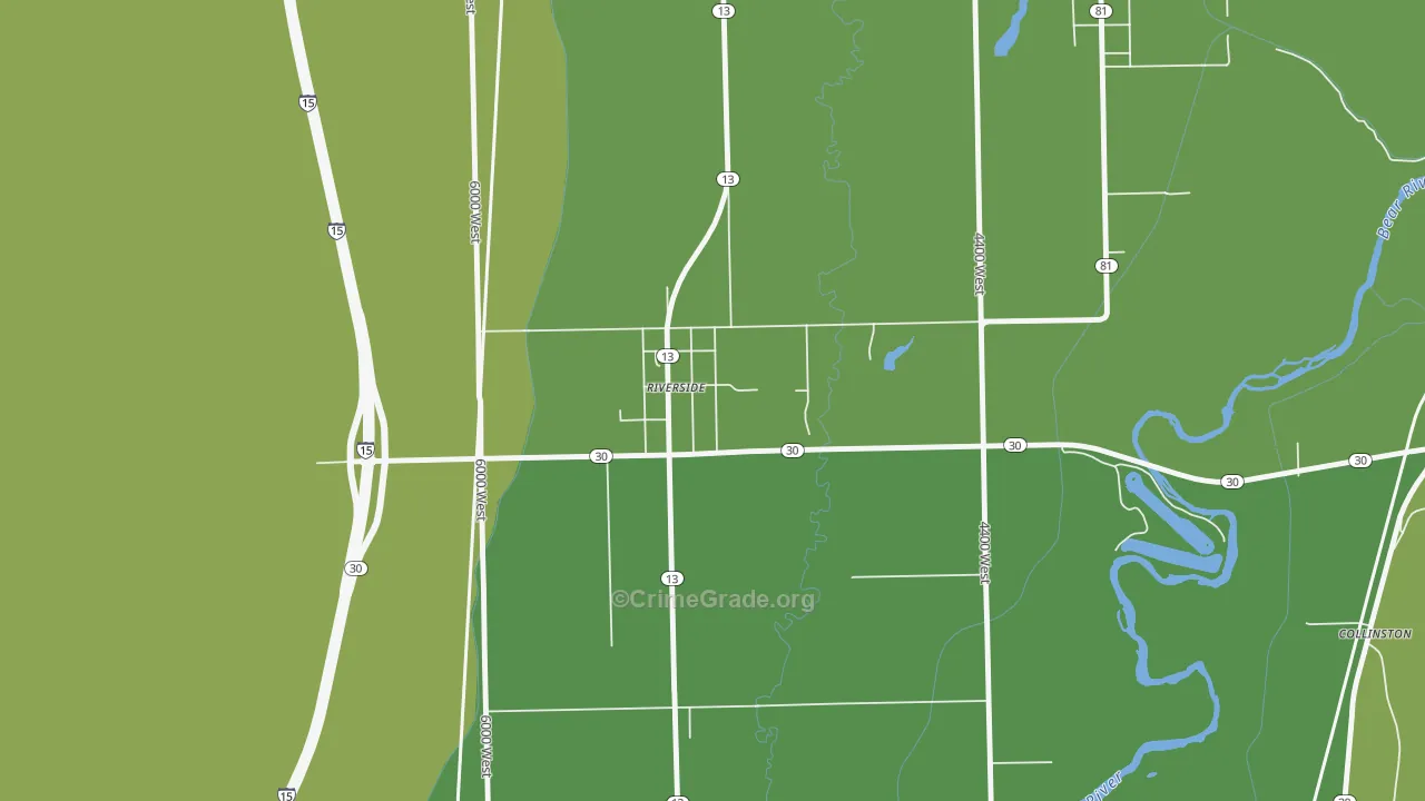 84334, UT Map of Drug-Related Crime Rates