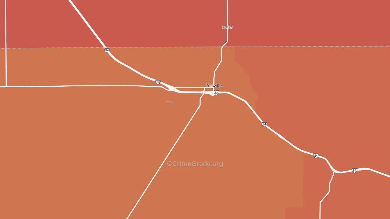 84336, UT Map of Drug-Related Crime Rates