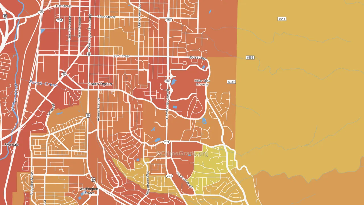 84408, UT Map of Drug-Related Crime Rates