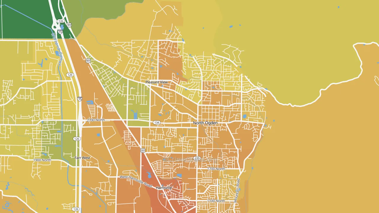 84414, UT Map of Drug-Related Crime Rates