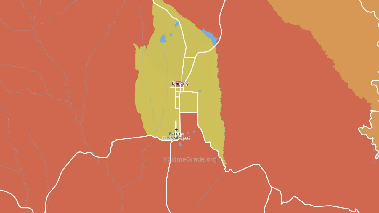 84511, UT Map of Drug-Related Crime Rates