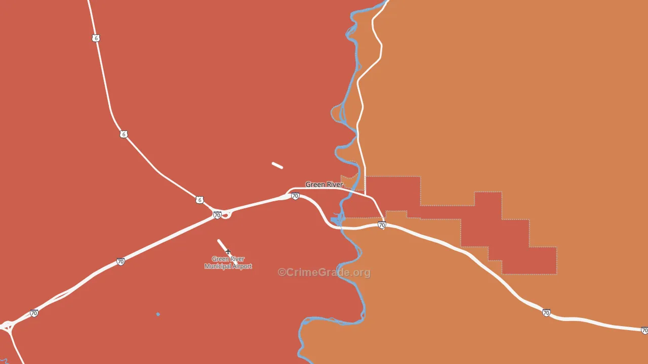 84525, UT Map of Drug-Related Crime Rates