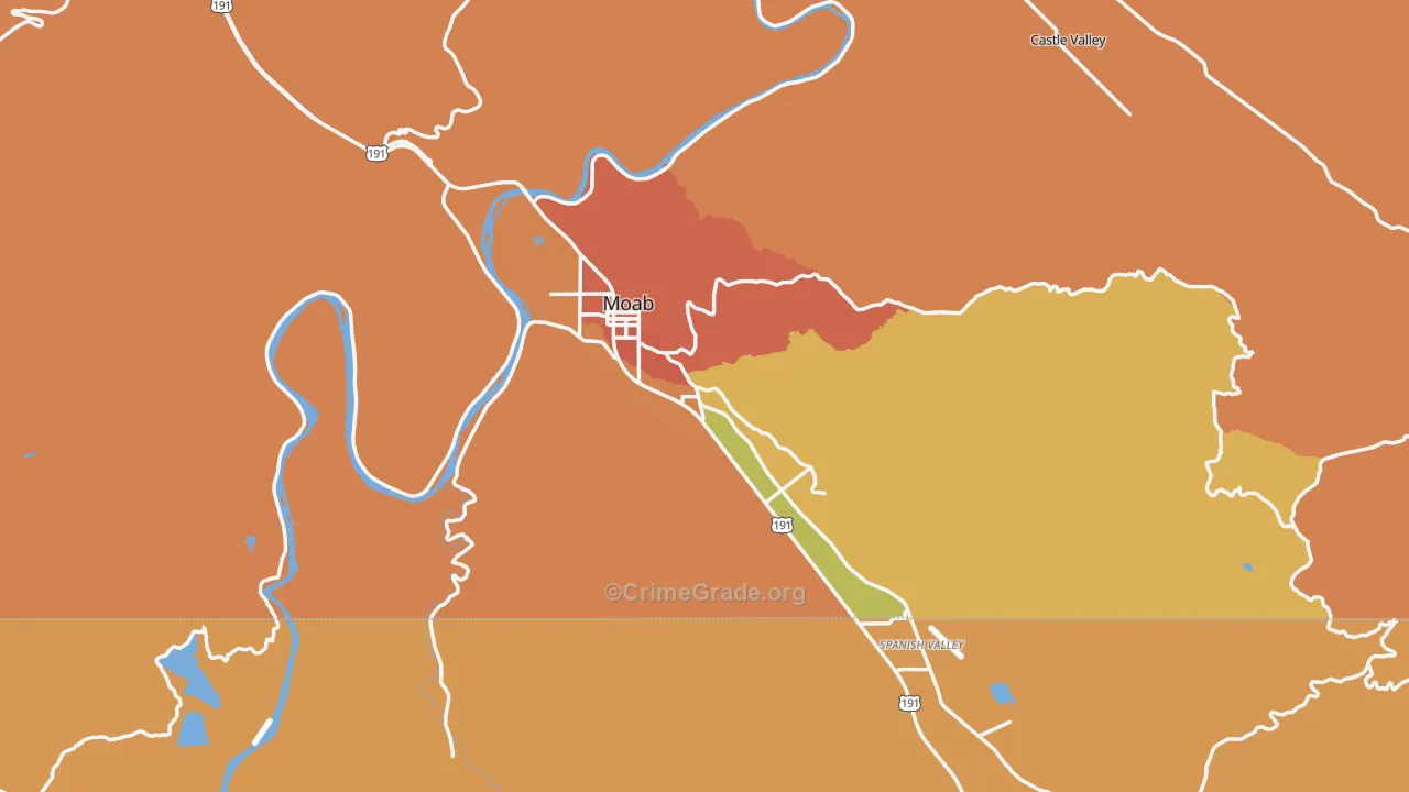 84532, UT Map of Drug-Related Crime Rates
