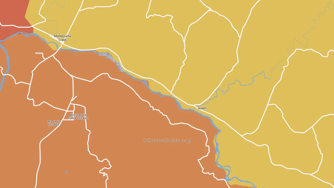 84534, UT Map of Drug-Related Crime Rates