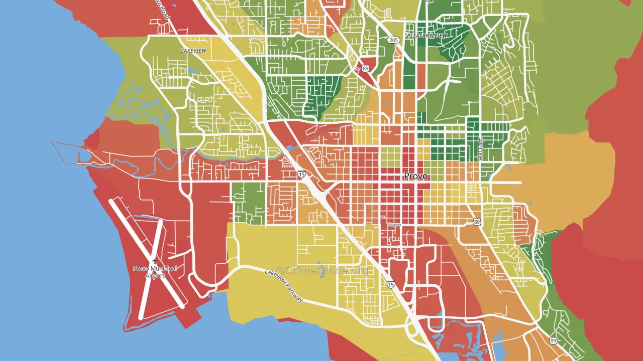 84601, UT Map of Drug-Related Crime Rates
