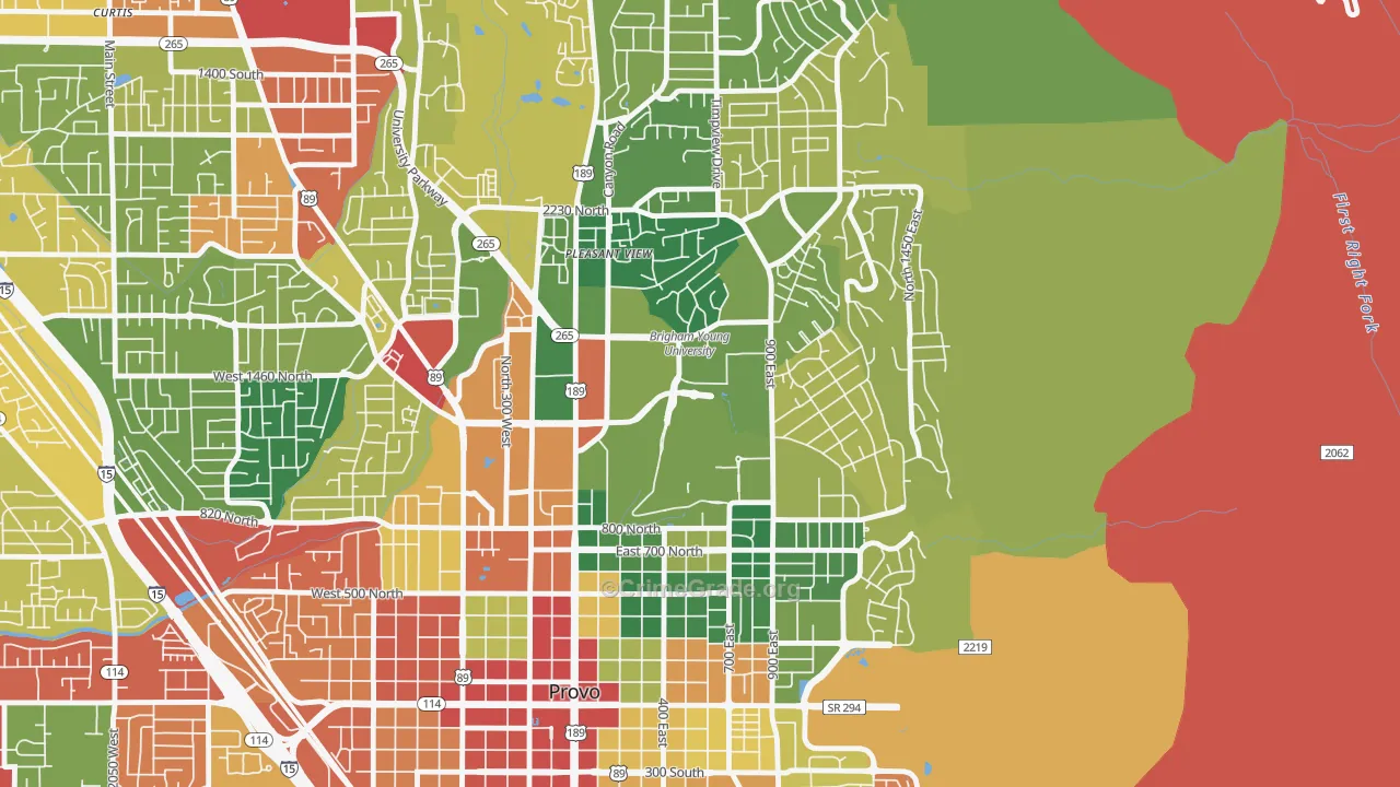 84602, UT Map of Drug-Related Crime Rates