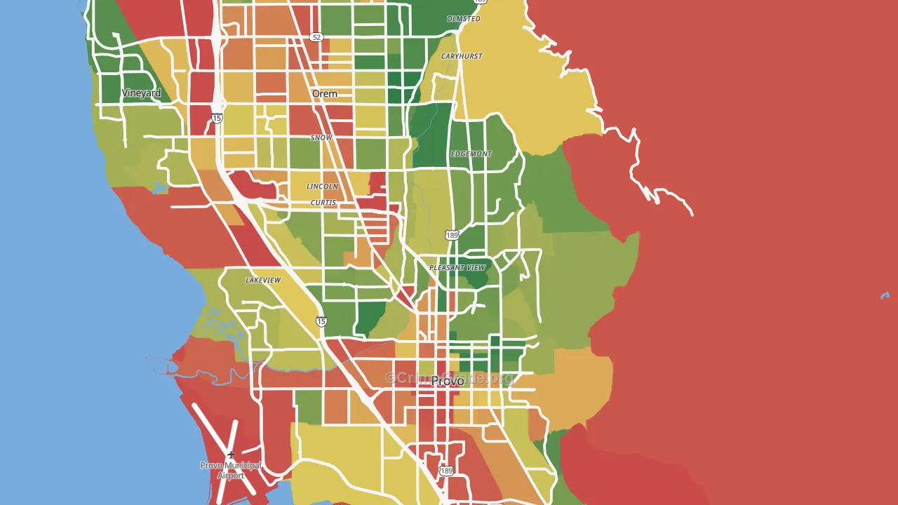 84604, UT Map of Drug-Related Crime Rates