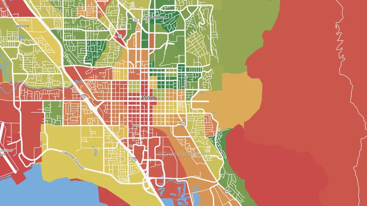 84606, UT Map of Drug-Related Crime Rates