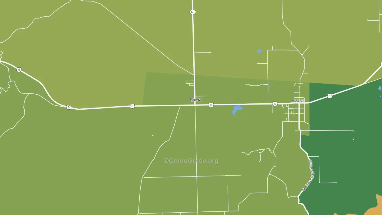 84626, UT Map of Drug-Related Crime Rates