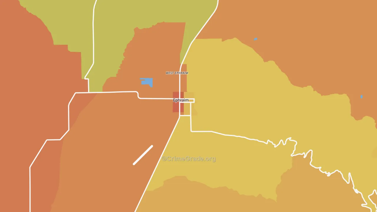 84627, UT Map of Drug-Related Crime Rates