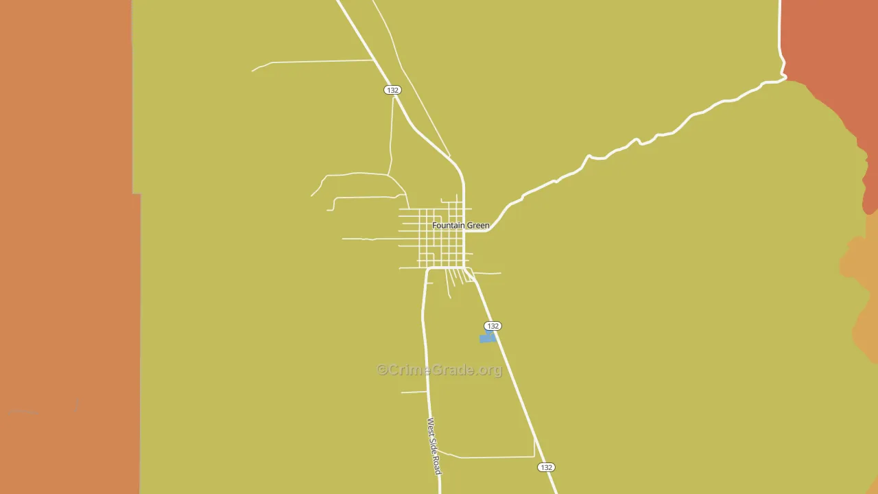 84632, UT Map of Drug-Related Crime Rates