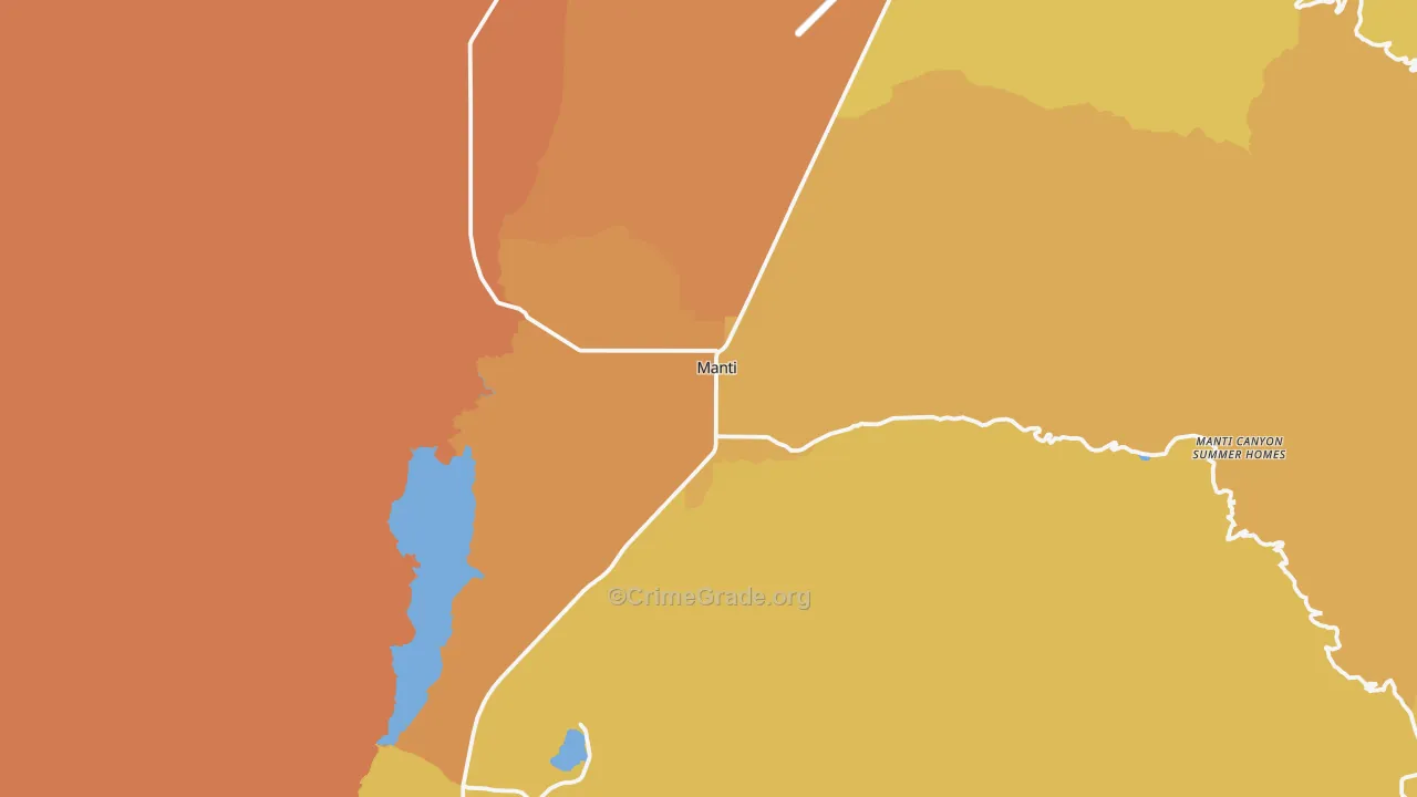 84642, UT Map of Drug-Related Crime Rates