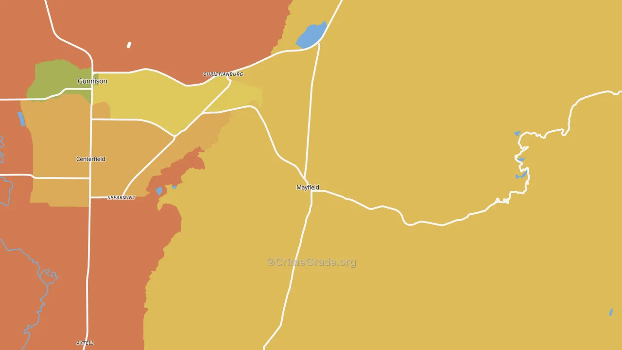 84643, UT Map of Drug-Related Crime Rates