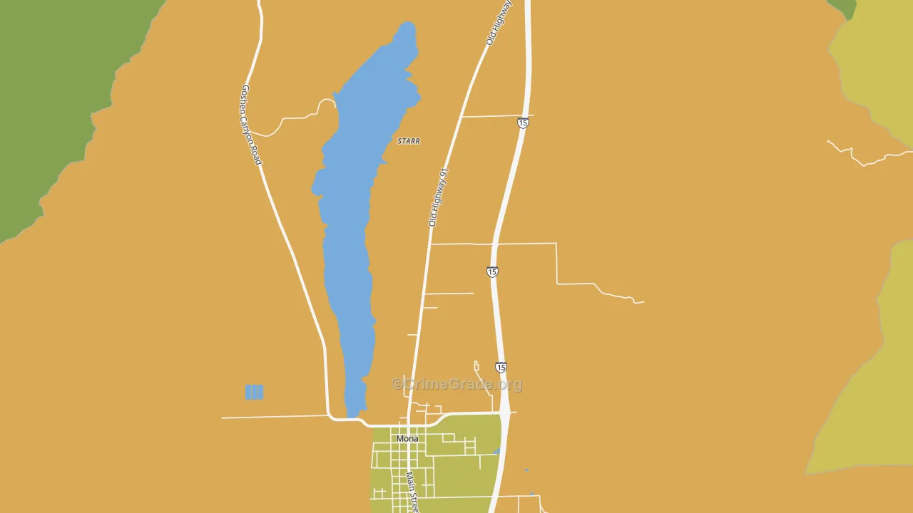 84645, UT Map of Drug-Related Crime Rates
