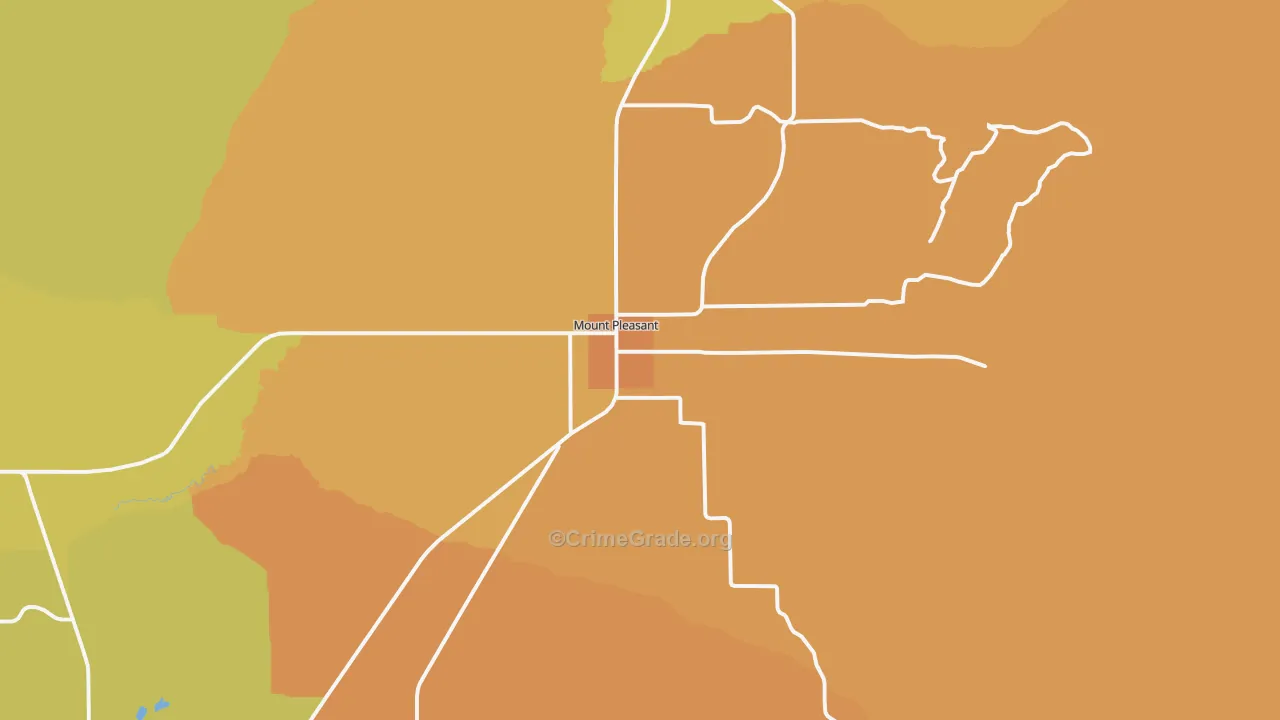 84647, UT Map of Drug-Related Crime Rates
