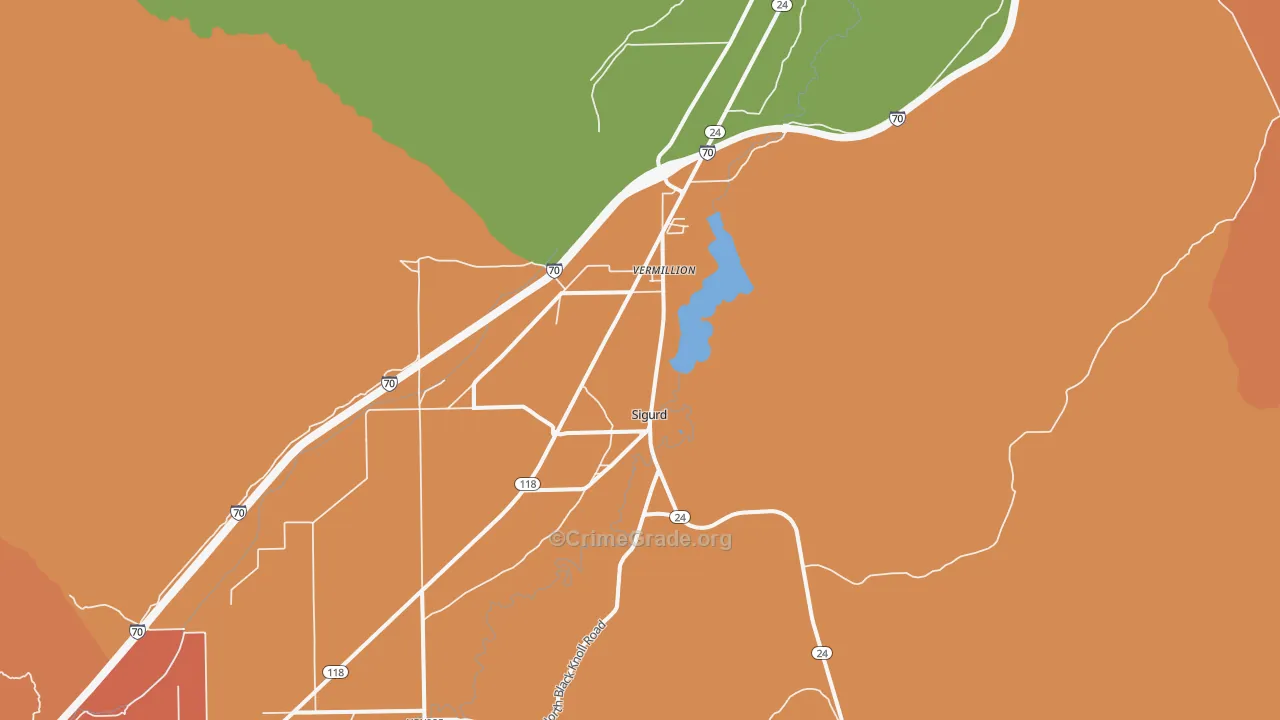84657, UT Map of Drug-Related Crime Rates