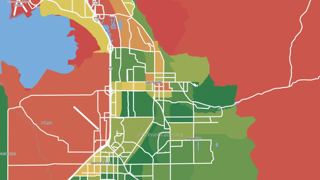 84663, UT Map of Drug-Related Crime Rates