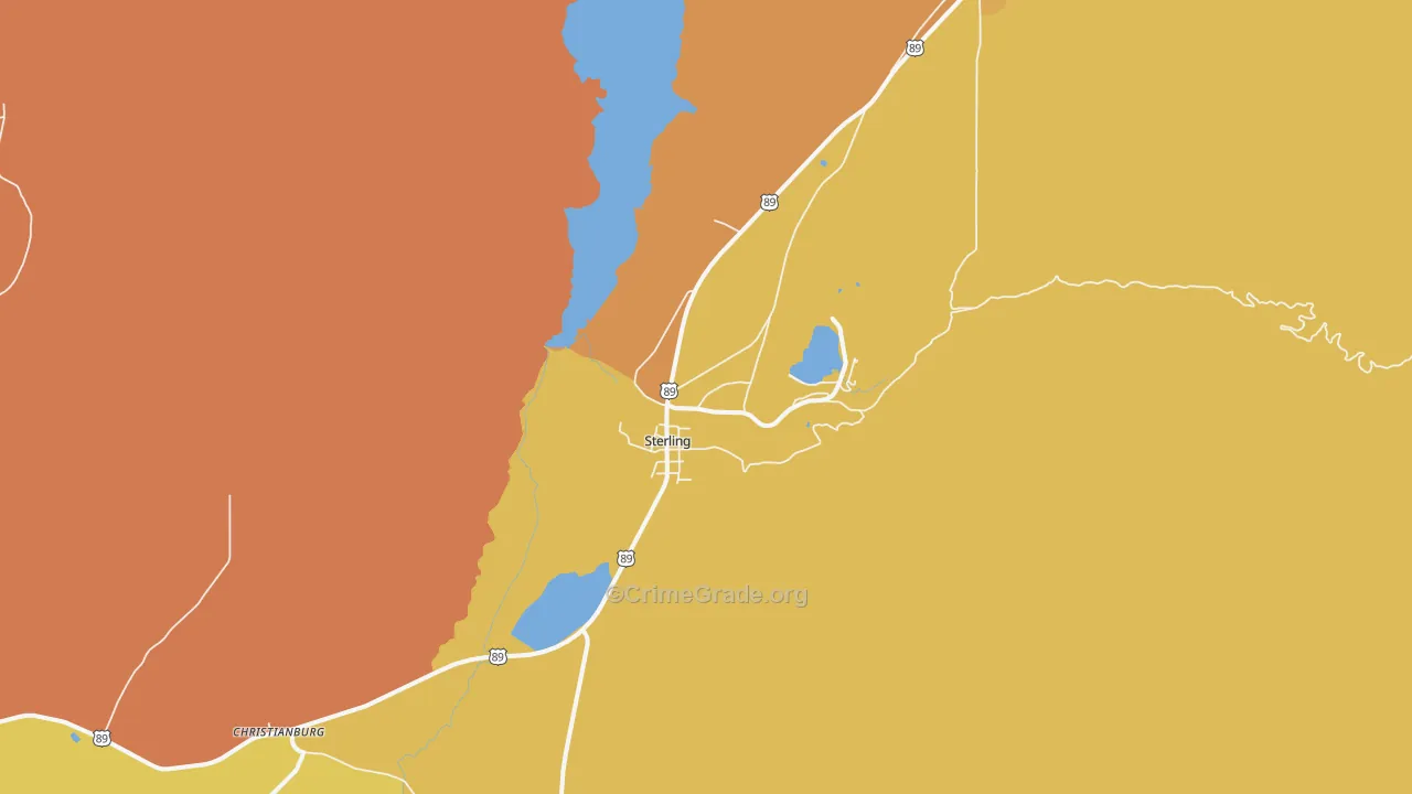 84665, UT Map of Drug-Related Crime Rates