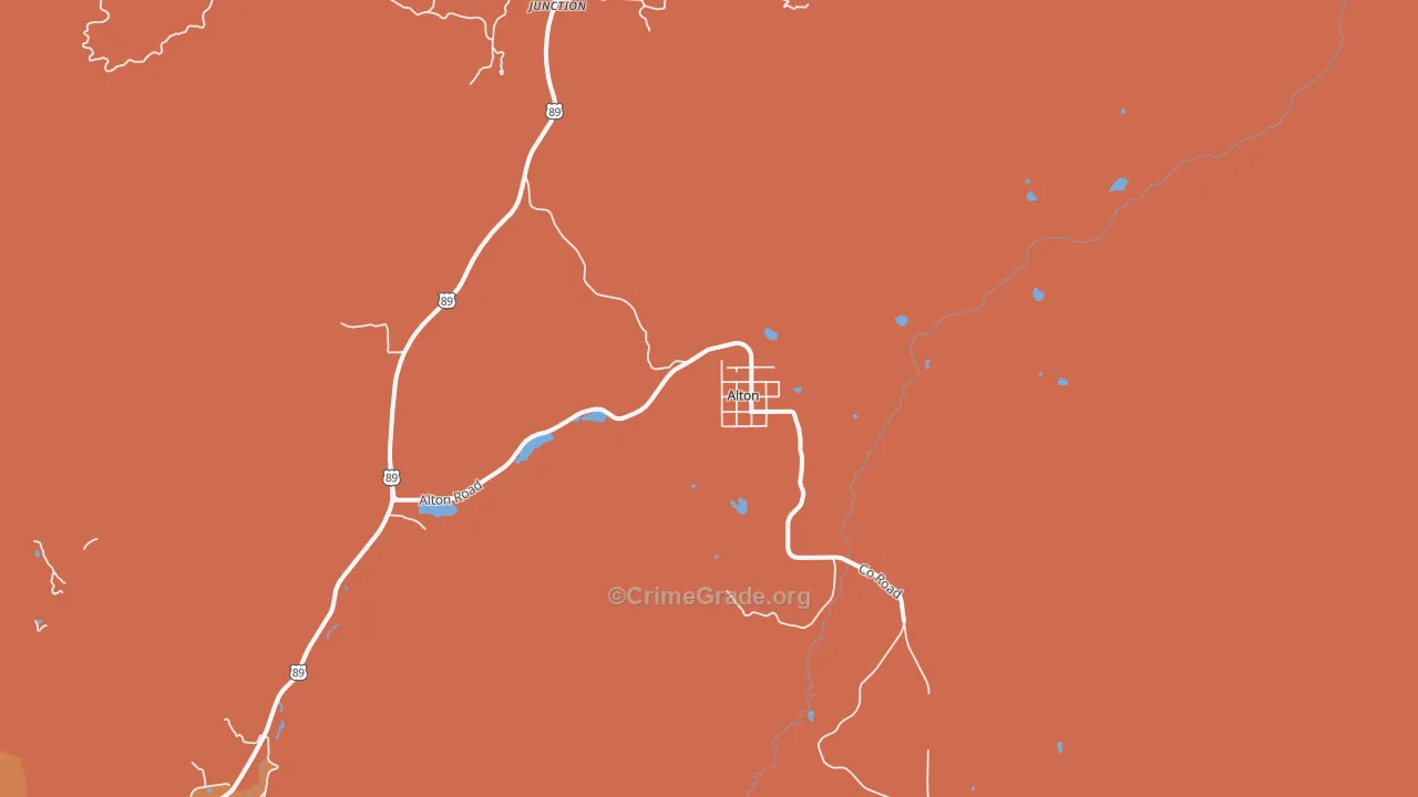 84710, UT Map of Drug-Related Crime Rates