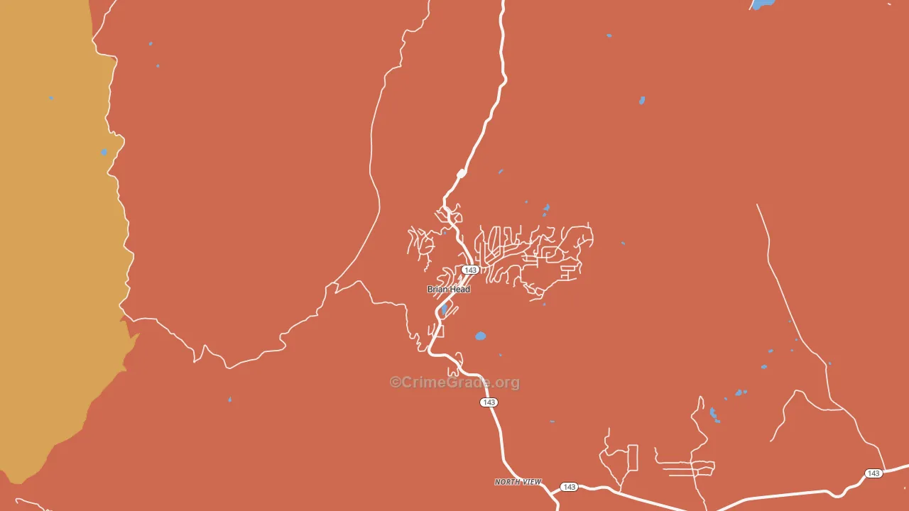 84719, UT Map of Drug-Related Crime Rates