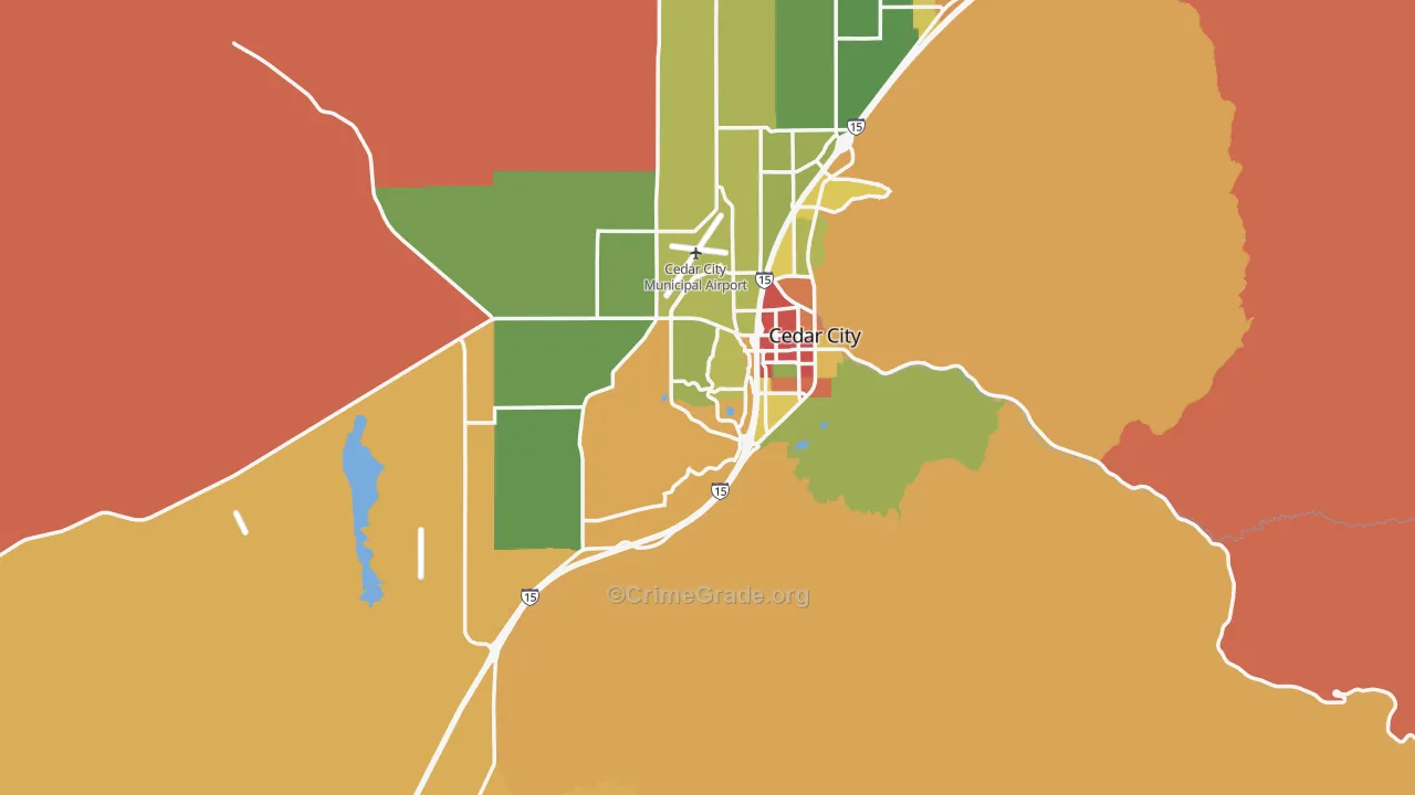 84720, UT Map of Drug-Related Crime Rates