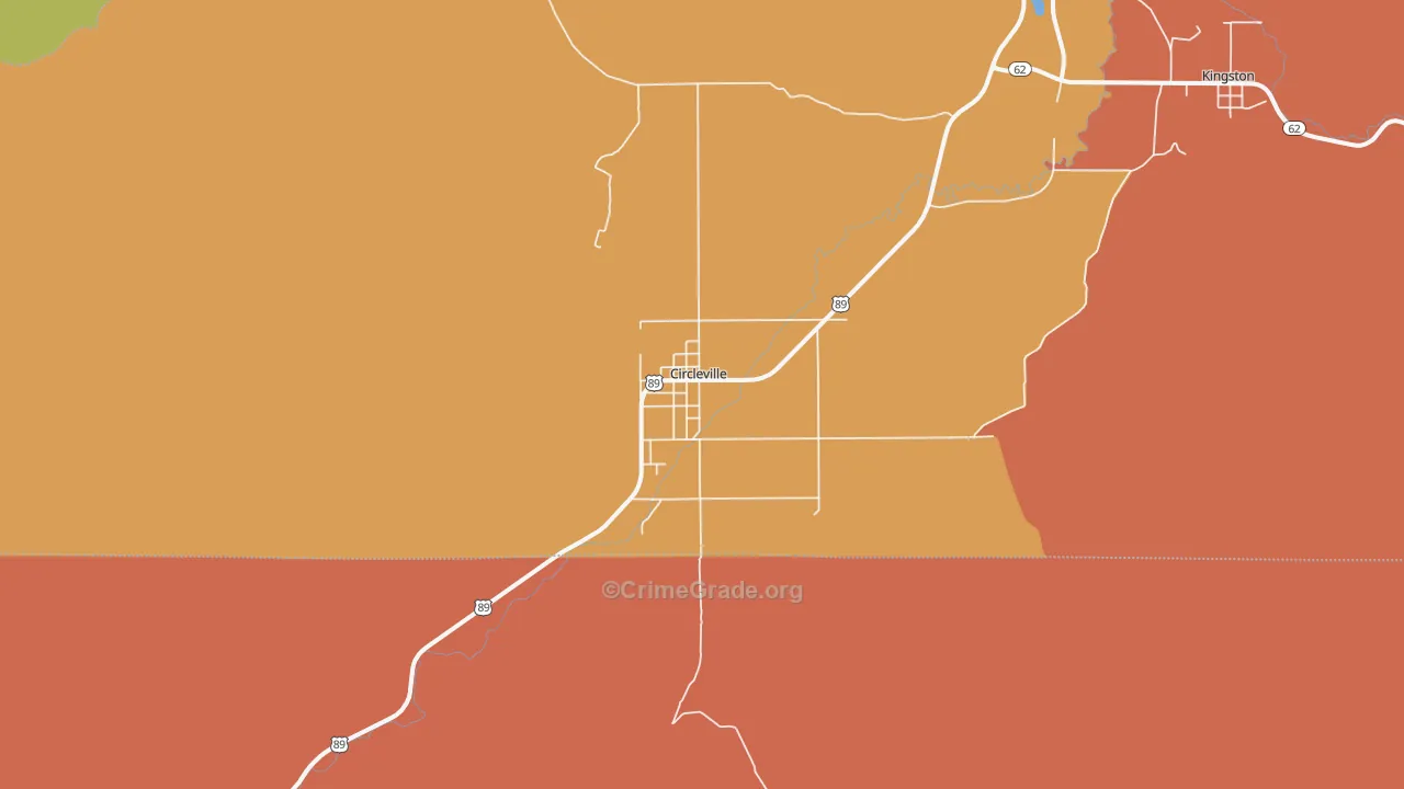 84723, UT Map of Drug-Related Crime Rates