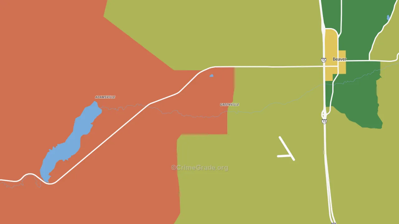84731, UT Map of Drug-Related Crime Rates