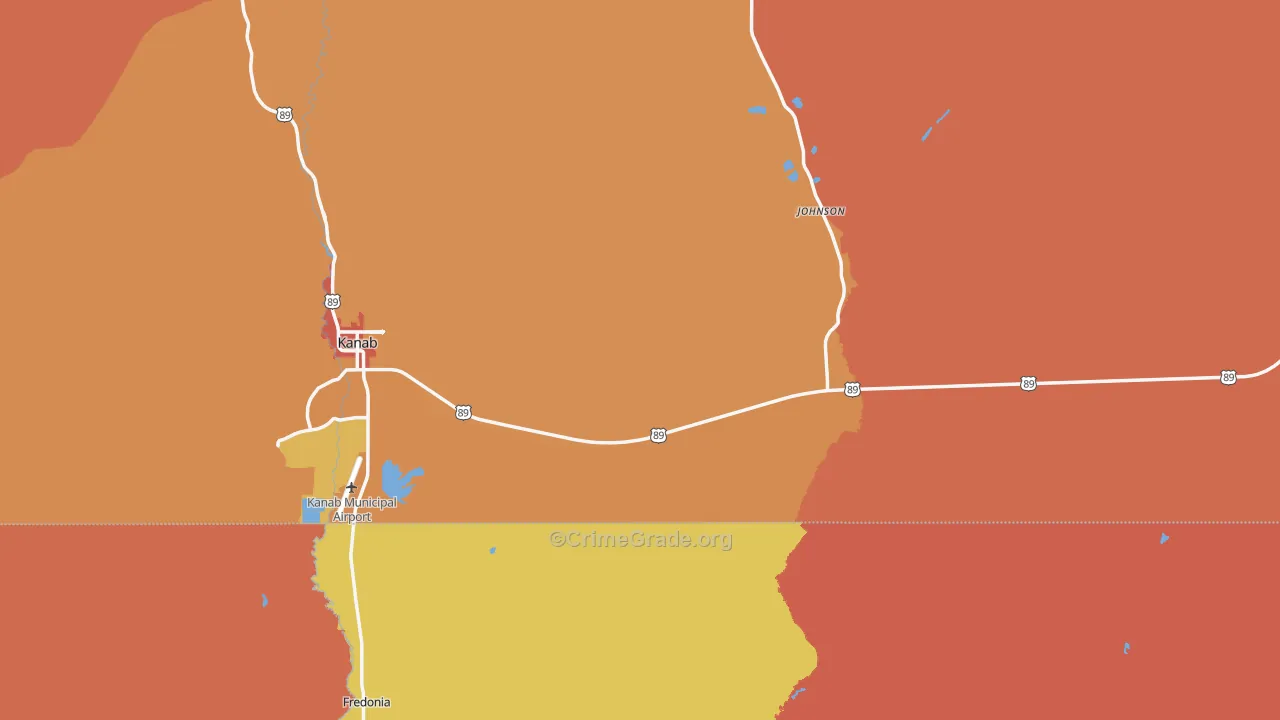 84741, UT Map of Drug-Related Crime Rates