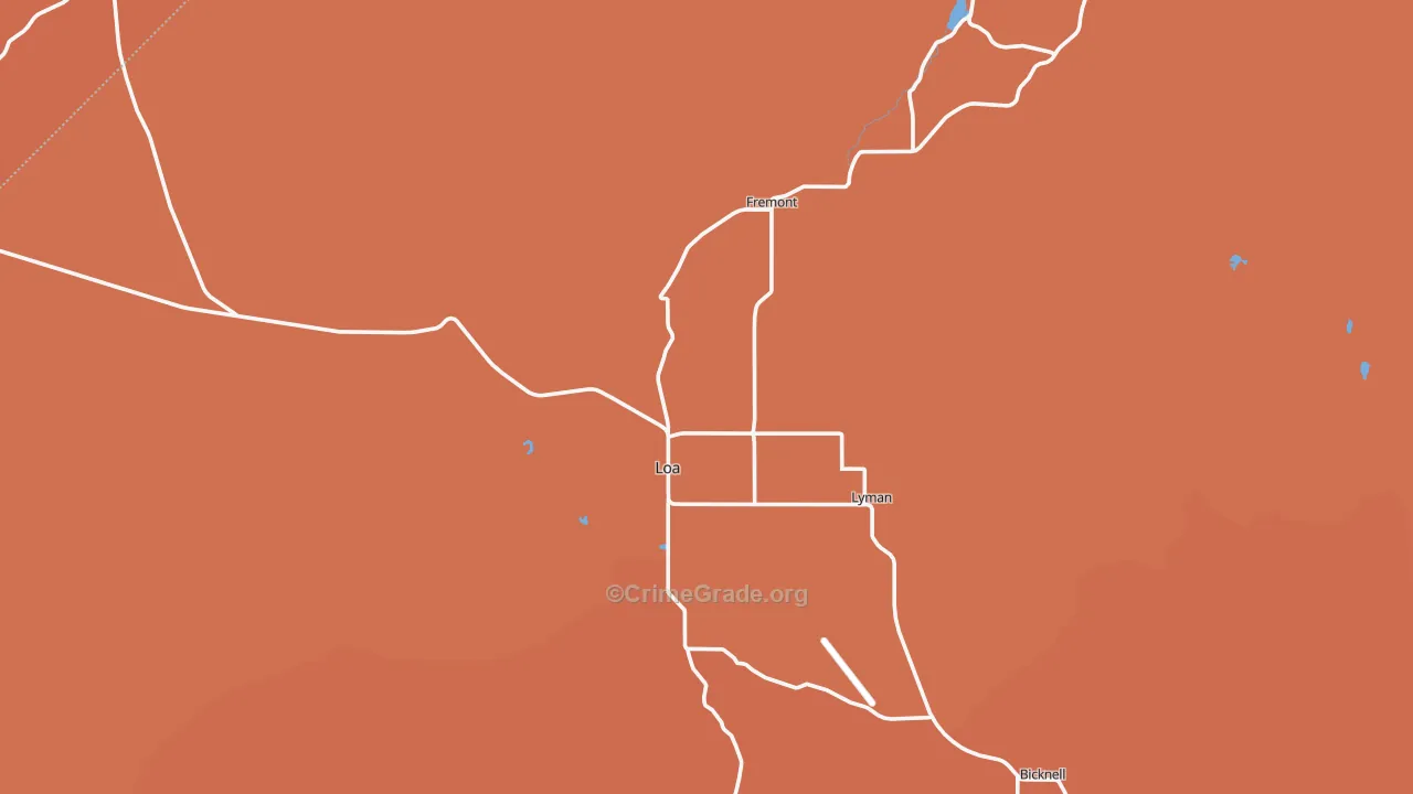 84747, UT Map of Drug-Related Crime Rates