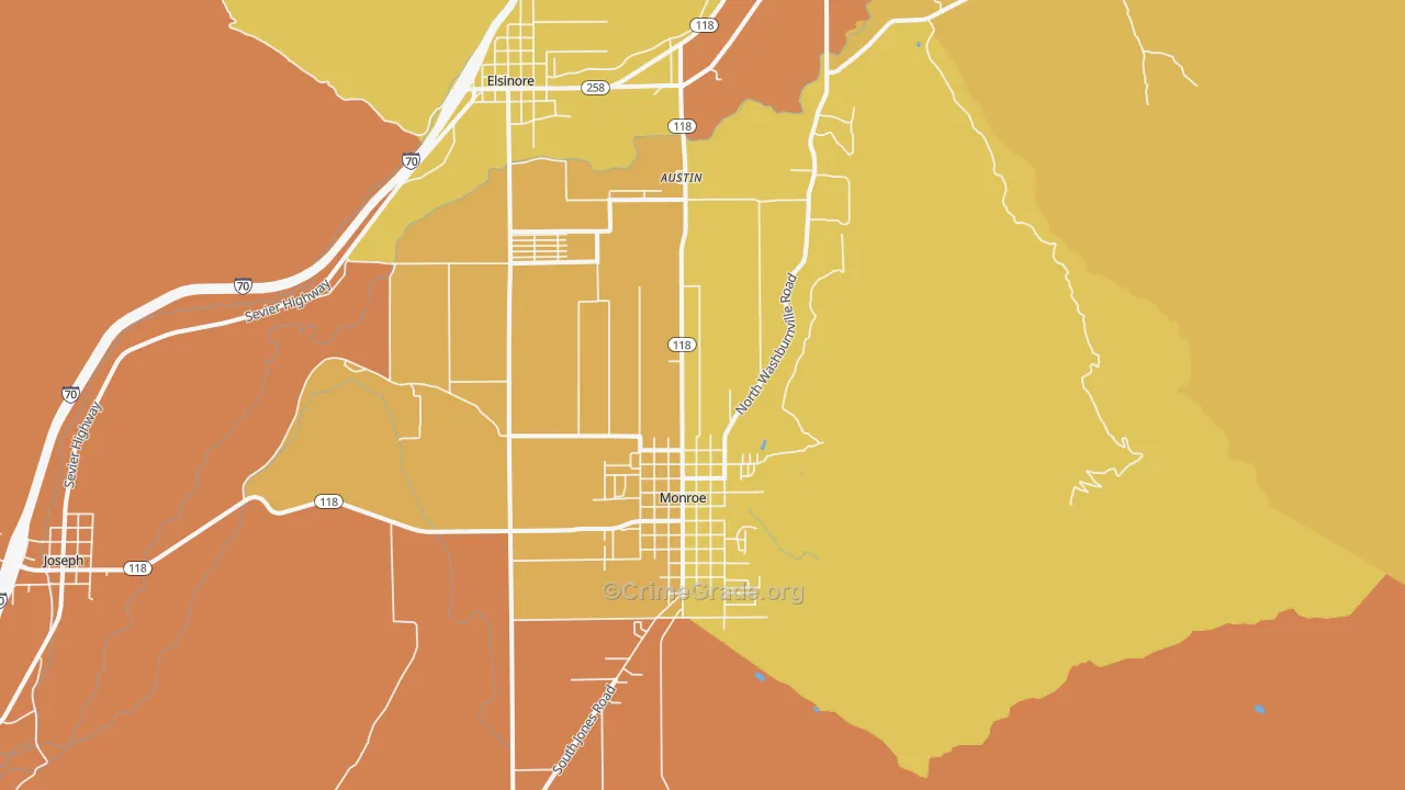 84754, UT Map of Drug-Related Crime Rates